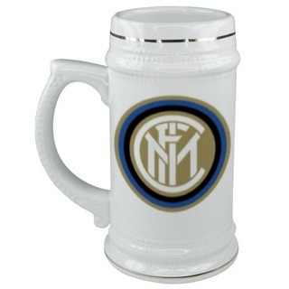 Керамическая кружка для пива с логотипом Интер Милан