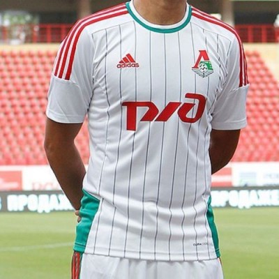 Футбольная футболка Локомотив Гостевая 2014 2015